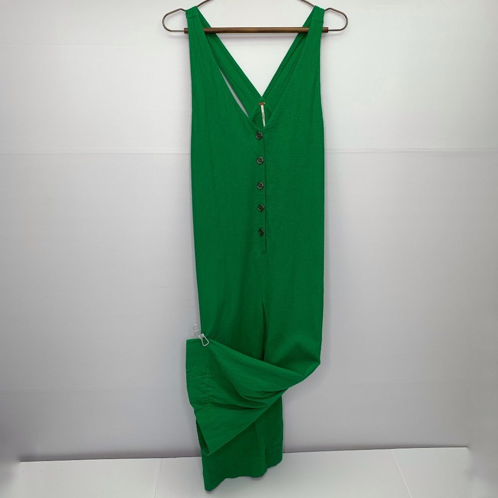 Free People On The Run Jumpsuit XS Green